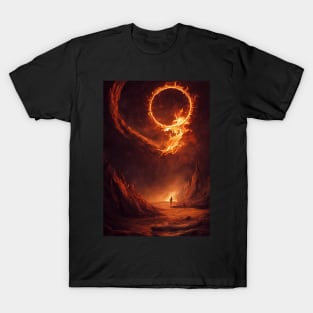 A wizard casting firestorm T-Shirt